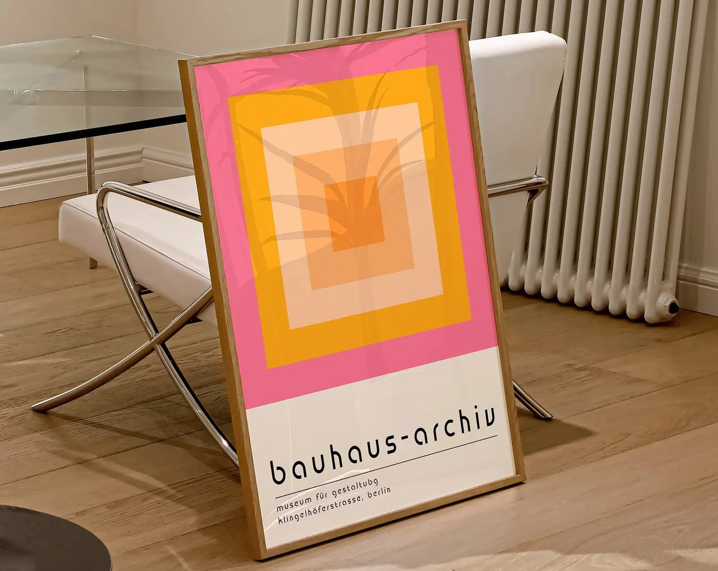 Modernist Geometric Canvas Poster