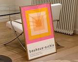 Modernist Geometric Canvas Poster