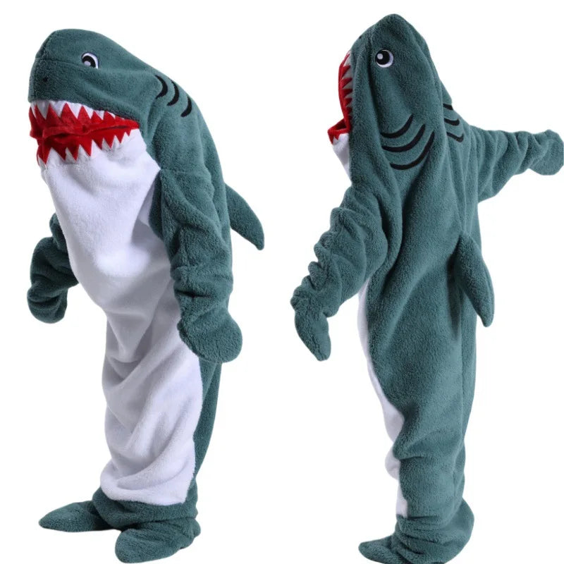 Shark Hoodie Blanket