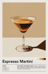 Nostalgic Minimalist Cafe Posters