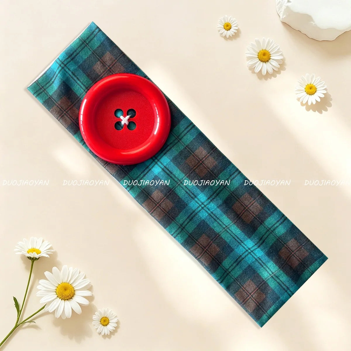 Kawaii Button Headband
