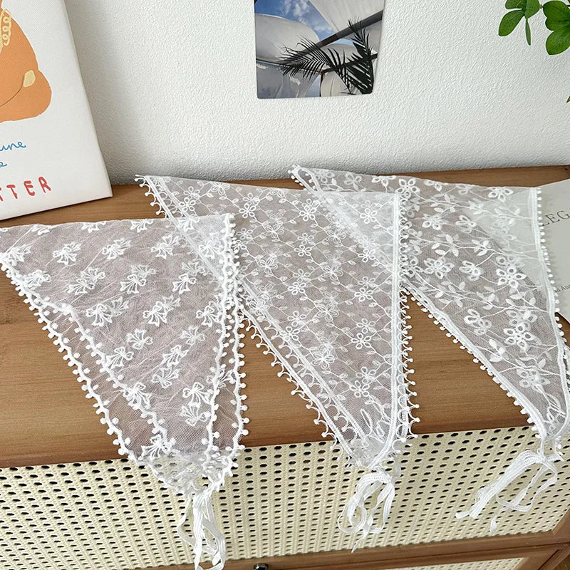Women's Transparent Triangular Bandana