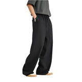 Korean Style Solid Color Straight Leg Pants
