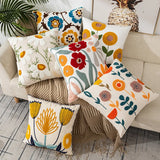 Vintage Embroidered Throw Pillow Cover