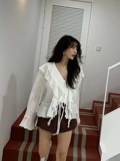 Layered Ruffle Blouse