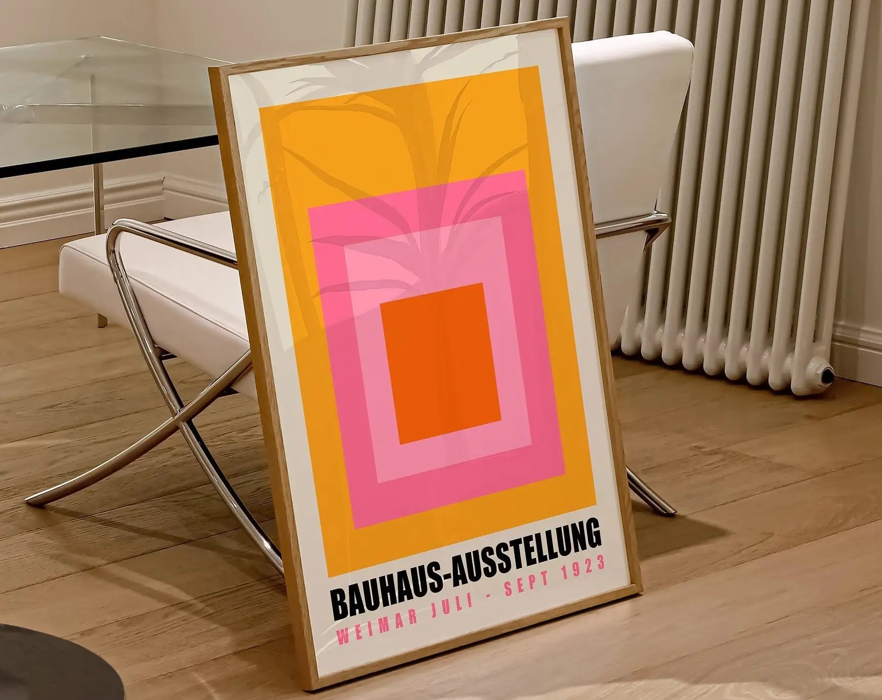 Modernist Geometric Canvas Poster