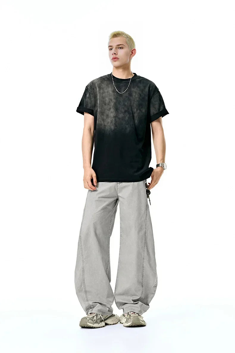 Vintage Casual Washed Cargo Pants