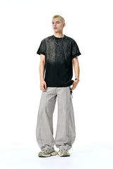 Vintage Casual Washed Cargo Pants