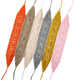 Solid Color Hollow Knitted Headbands