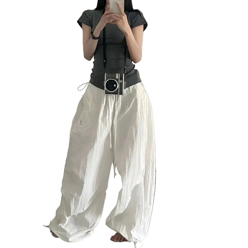 Damen Baggy Oversized Cargohose