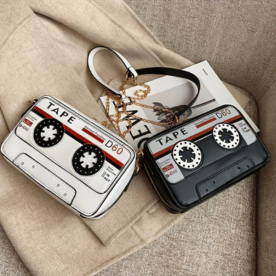 Weird Core Funny Tape Crossbody Bag