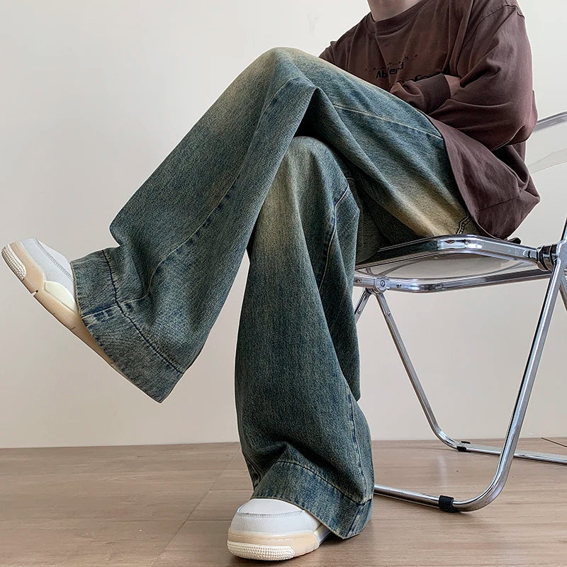 Rusted Vintage Wide Leg Jeans