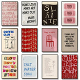 Simple Trendy Text Printing Poster