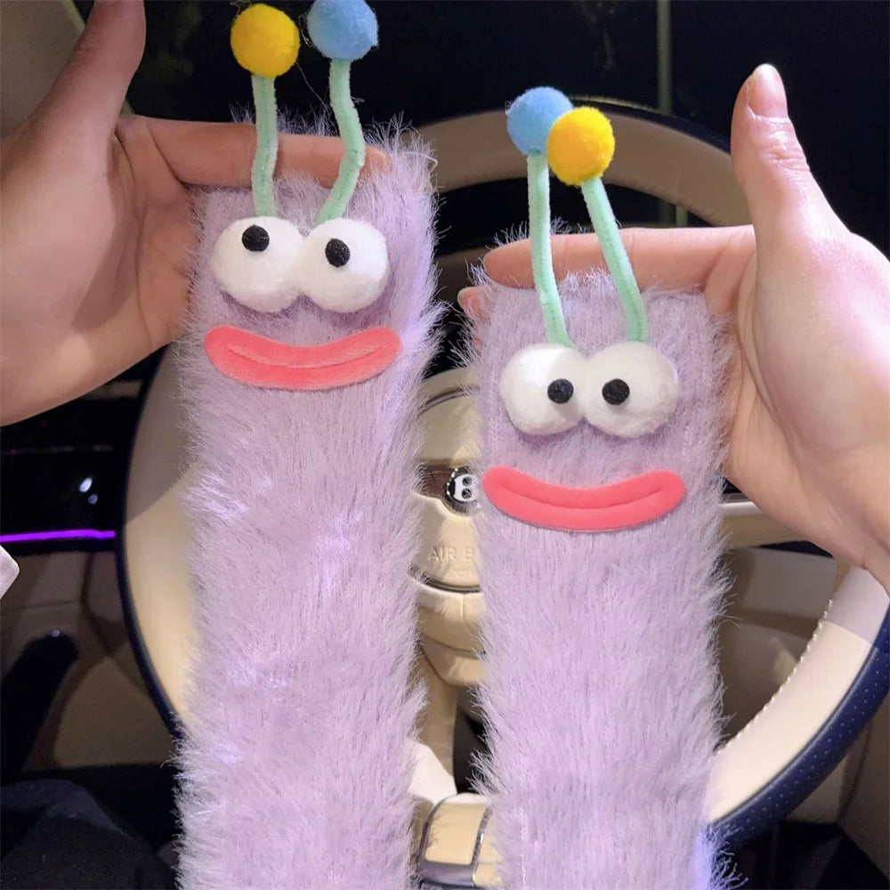 3D Funny Monster Cartoon Fuzzy Socks