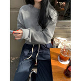 Cozy Solid Color Women's Sweatshirt