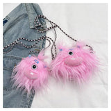 Cartoon Little Monster Cross Bags