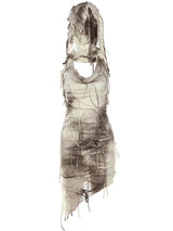 Cyerpunk Vintage Mini Dress