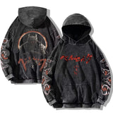 Gothic Anime Printed Vintage Hoodies