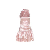 Cyperpunk Reflective Light Mini Dress