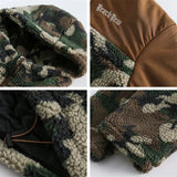 Luxury Camouflage Plush Hoodie