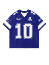 No.10 Blue Soccer Blue T-Shirt