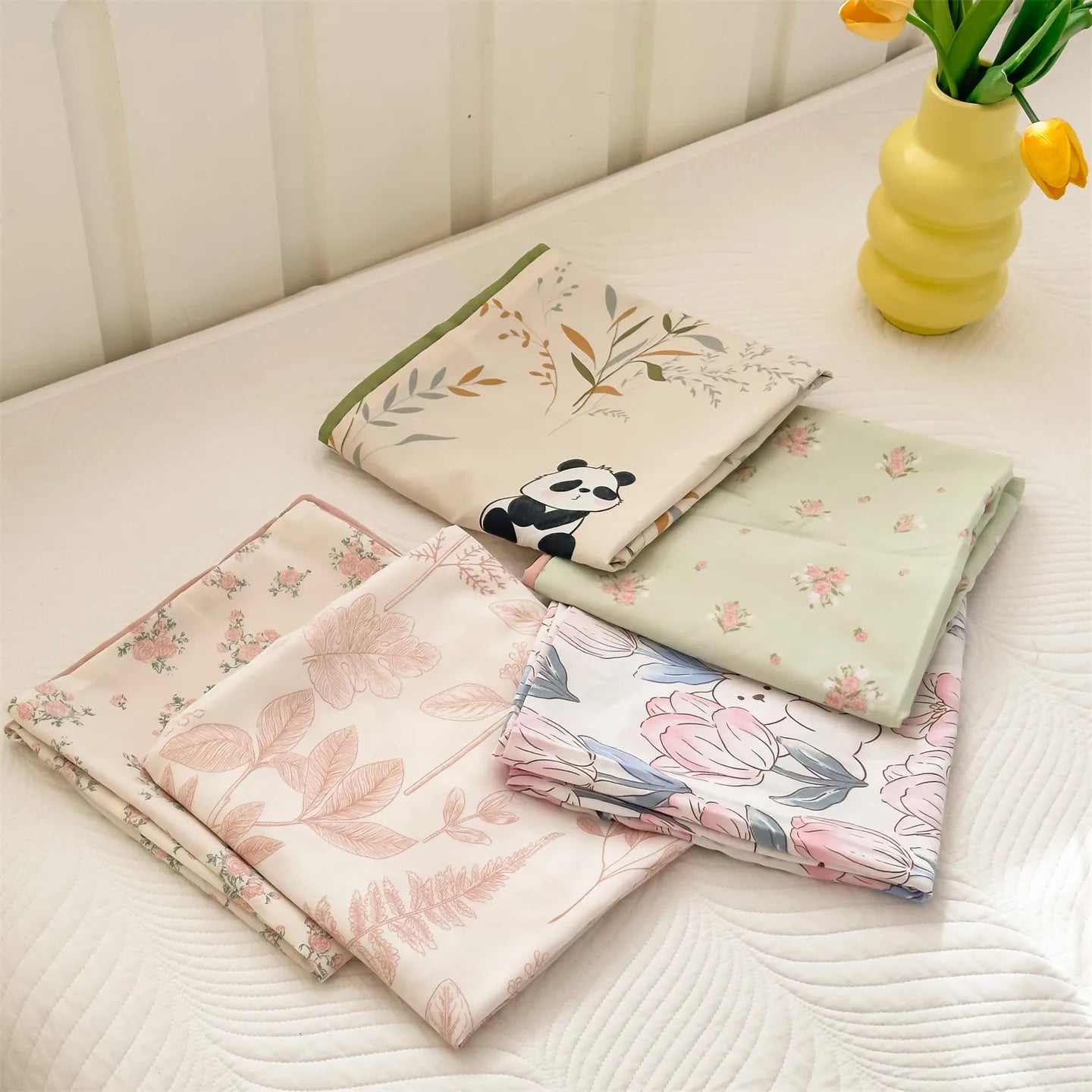 Floral Flower Printed Pillowcase