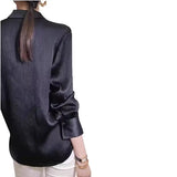 Corporate Girl Black Long-sleeve Shirt