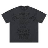 Stylish Printed Graphic Black T-Shirt