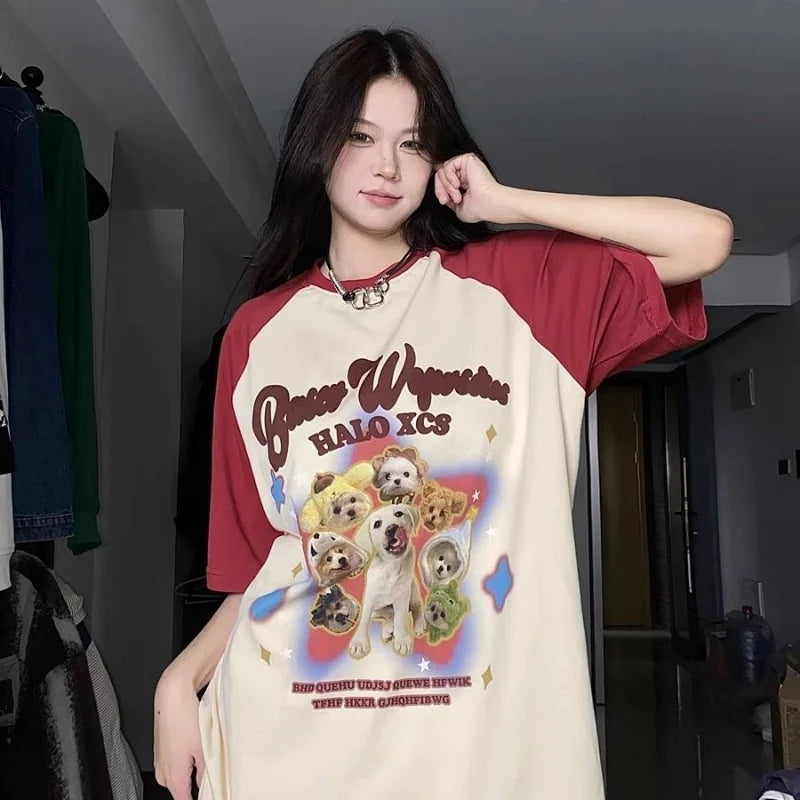 Oversized Star Dogs T-shirt