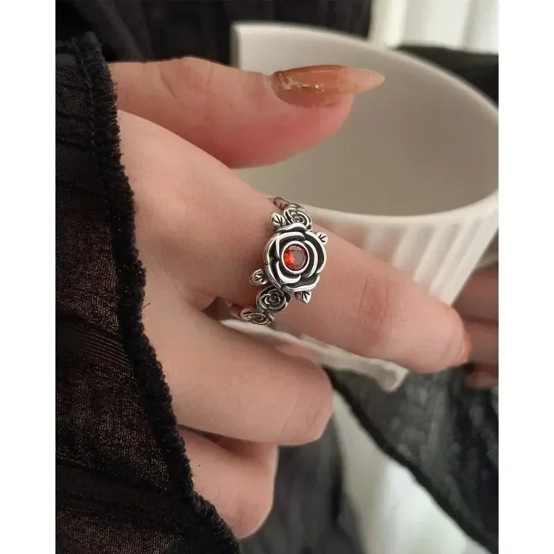 Vintage Red Eye Ring