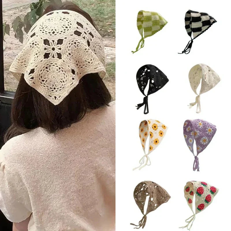 Diadema triangular hueca francesa hecha a mano