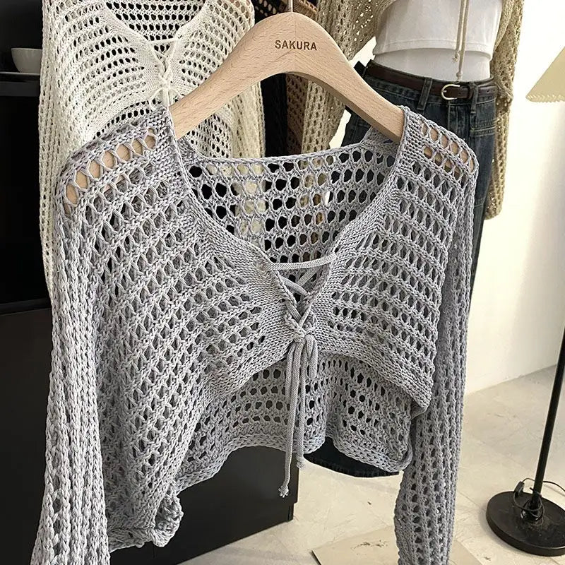 Vintage-Camisole-Strickpullover
