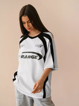 Soccer Oversized Striped T-Shirt