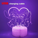 Led Cute Touch Lamp Anime Stitch