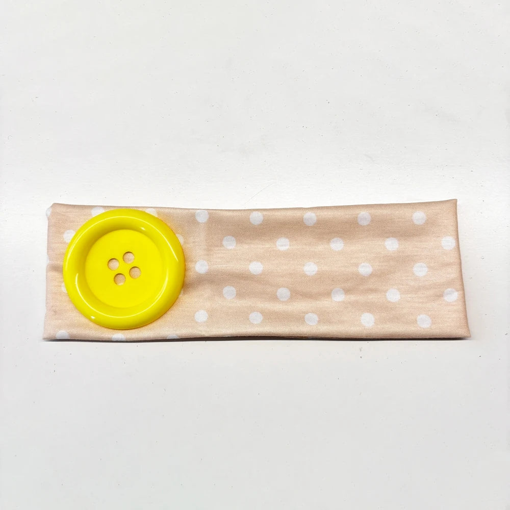 Kawaii Button Headband
