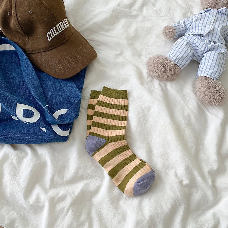 Korean Style Thick Mid-tube Socks