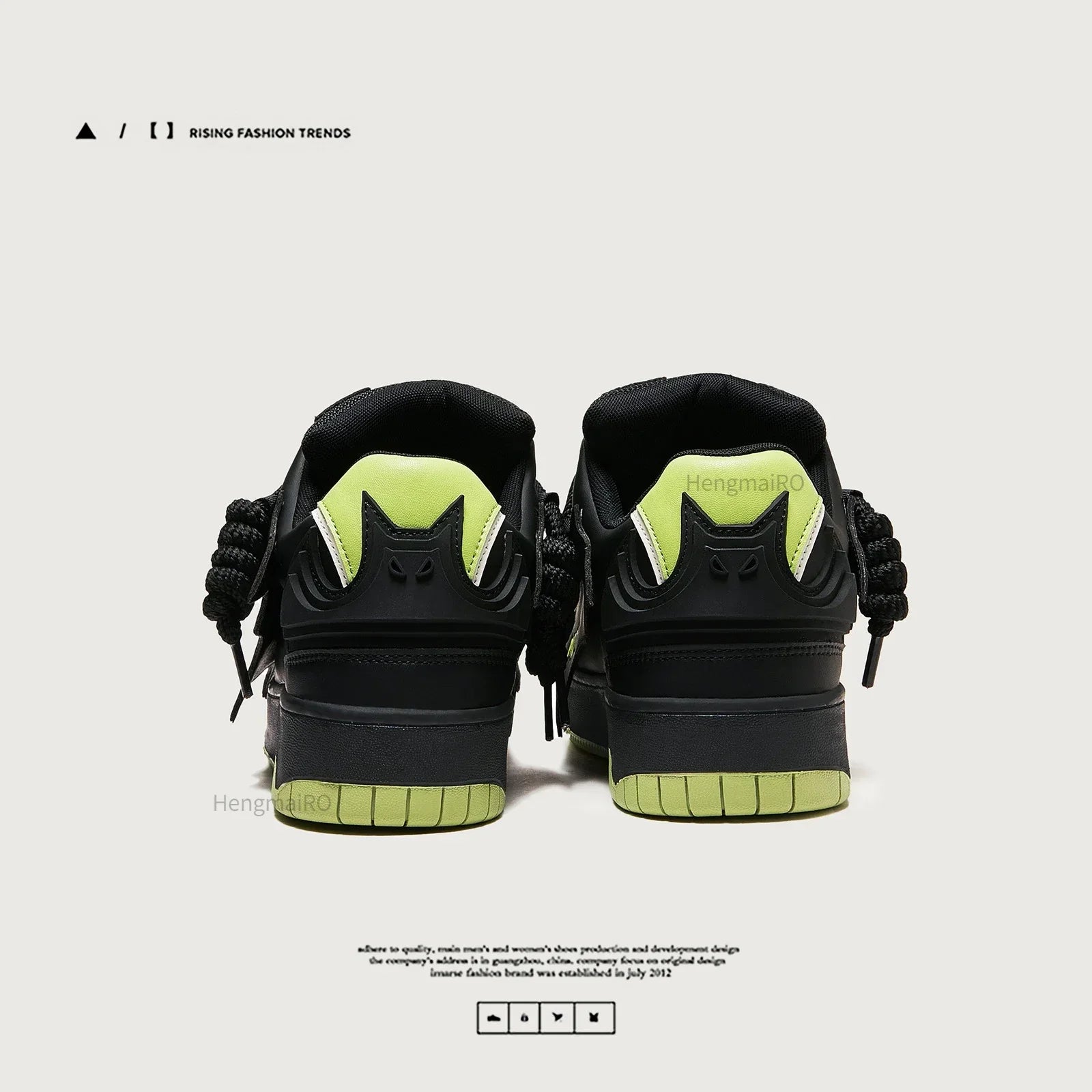 Retro Punk Designer School Sneakers