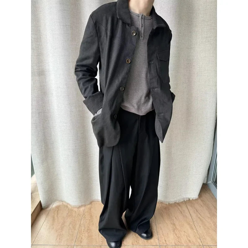 Wide Leg Deconstructed Jeans