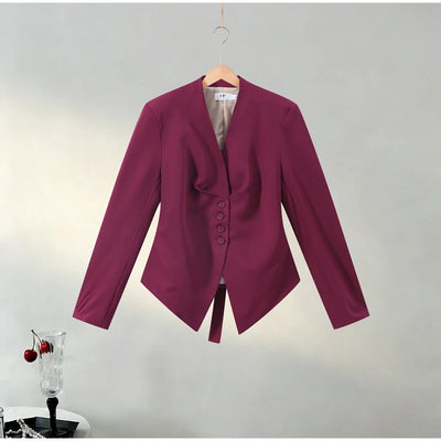 Damen Einreihiger Blazer