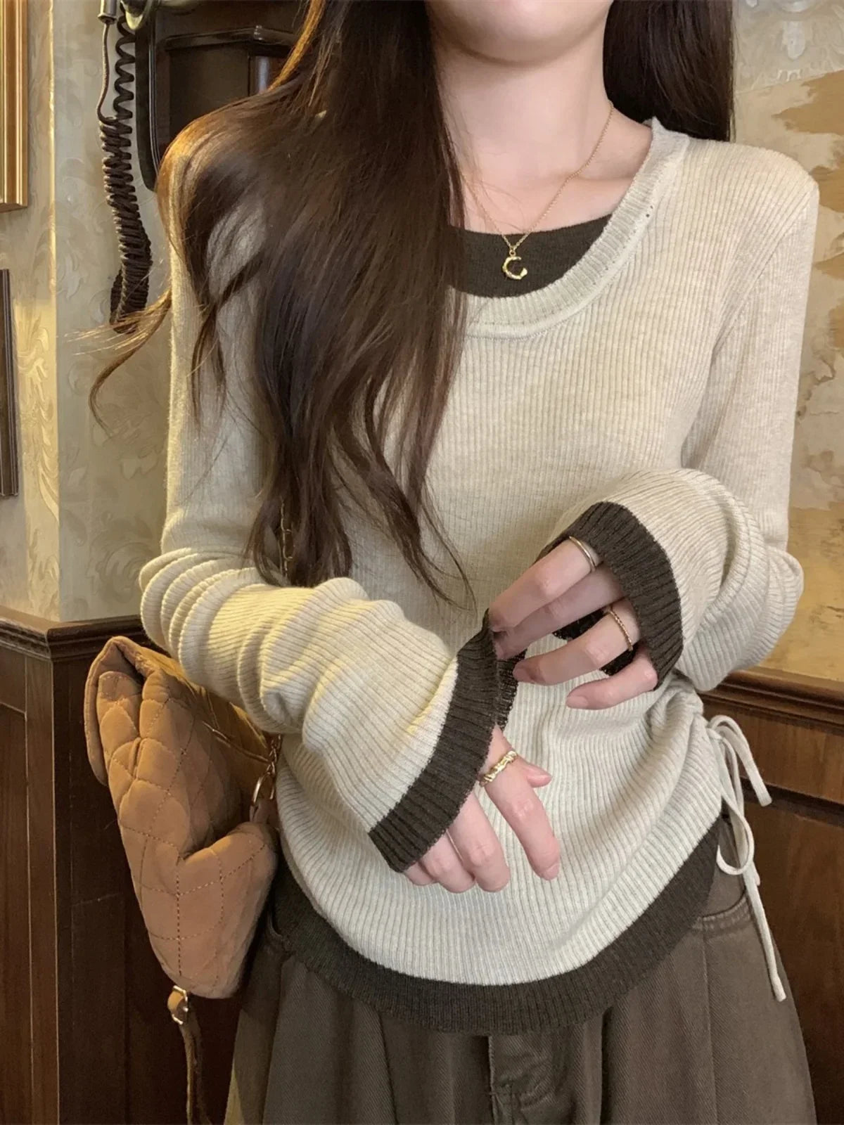 Slim Fit Long Sleeve Sweater