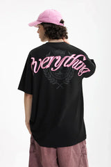 Skating Letter Print T-Shirt