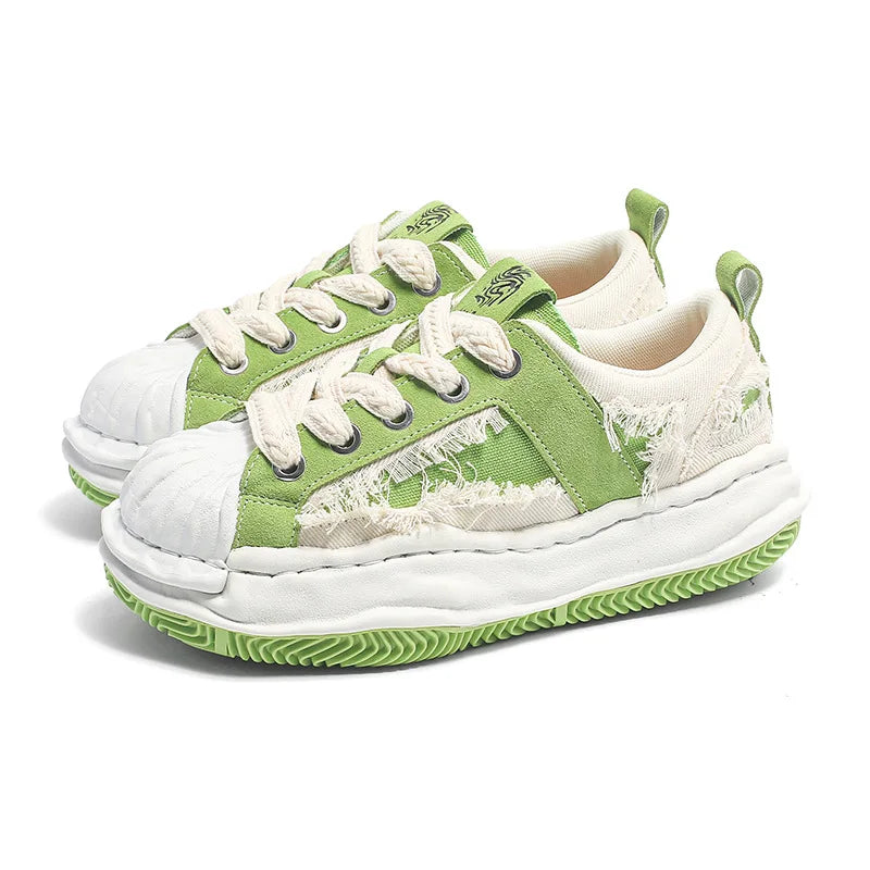 Colorful Retro Punk Skater School Sneakers