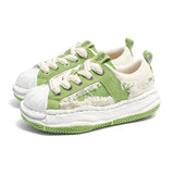 Colorful Retro Punk Skater School Sneakers
