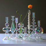 Taper Glass Candlestick Holder