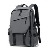 Polyester Solid Color School Backpack