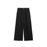 Solid Color High Waist Jeans