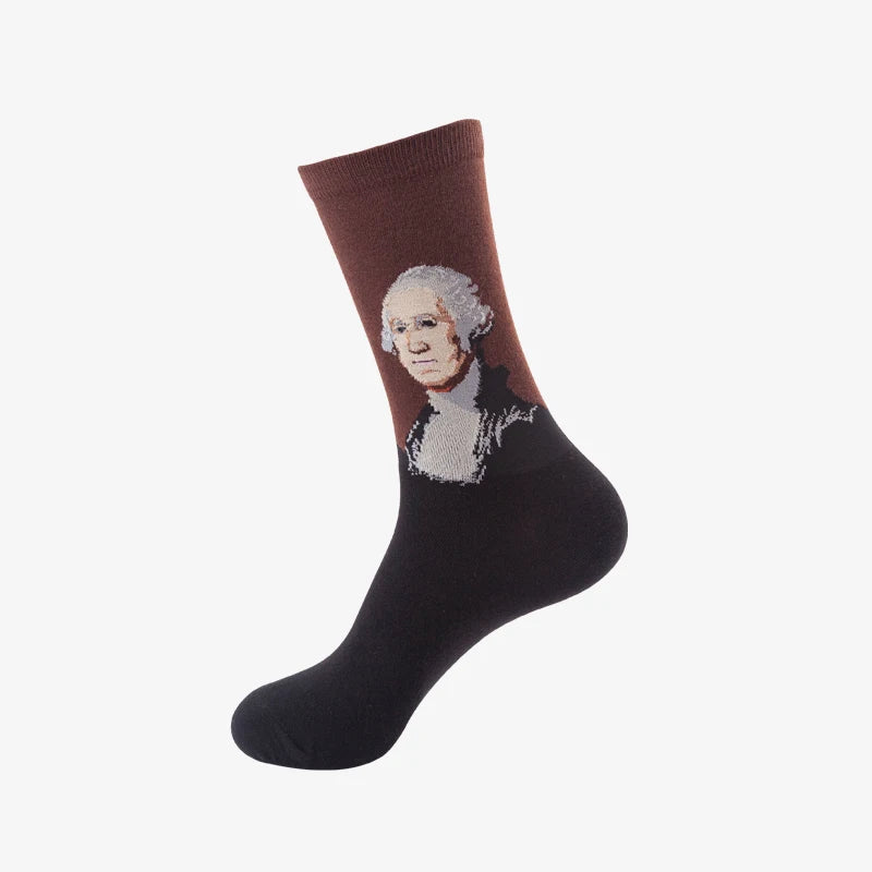 Classic Famous Art Cotton Socks
