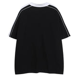 Retro Patchwork Hip Hop Oversized T-Shirt