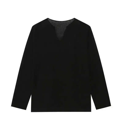 Slim Fit V-Neck Long T-Shirt