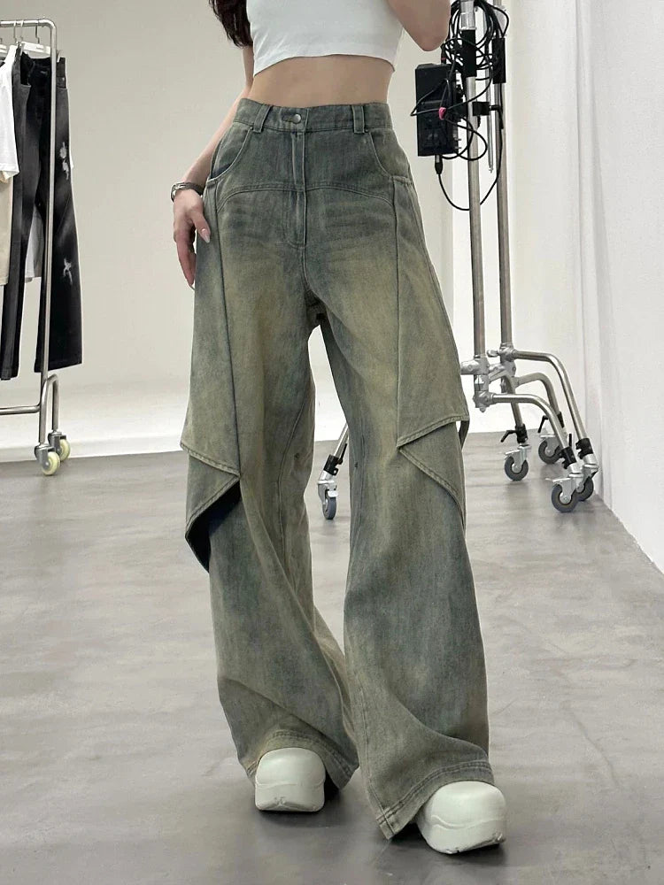 Women's Hip Wide Leg Jeans